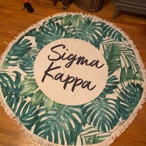 Sigma Kappa Beach Towel/Blanket